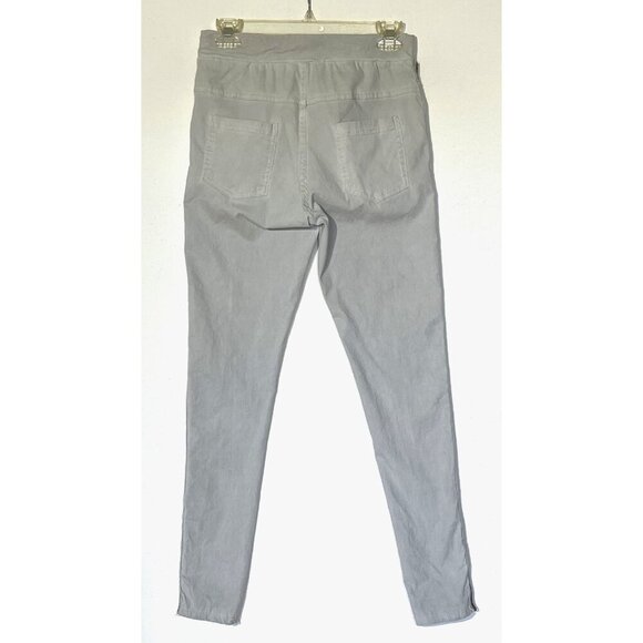 Olivia Lauren Light Gray Crystal Stripe Stretch Joggers Pants  - Made in Italy - Picture 3 of 9